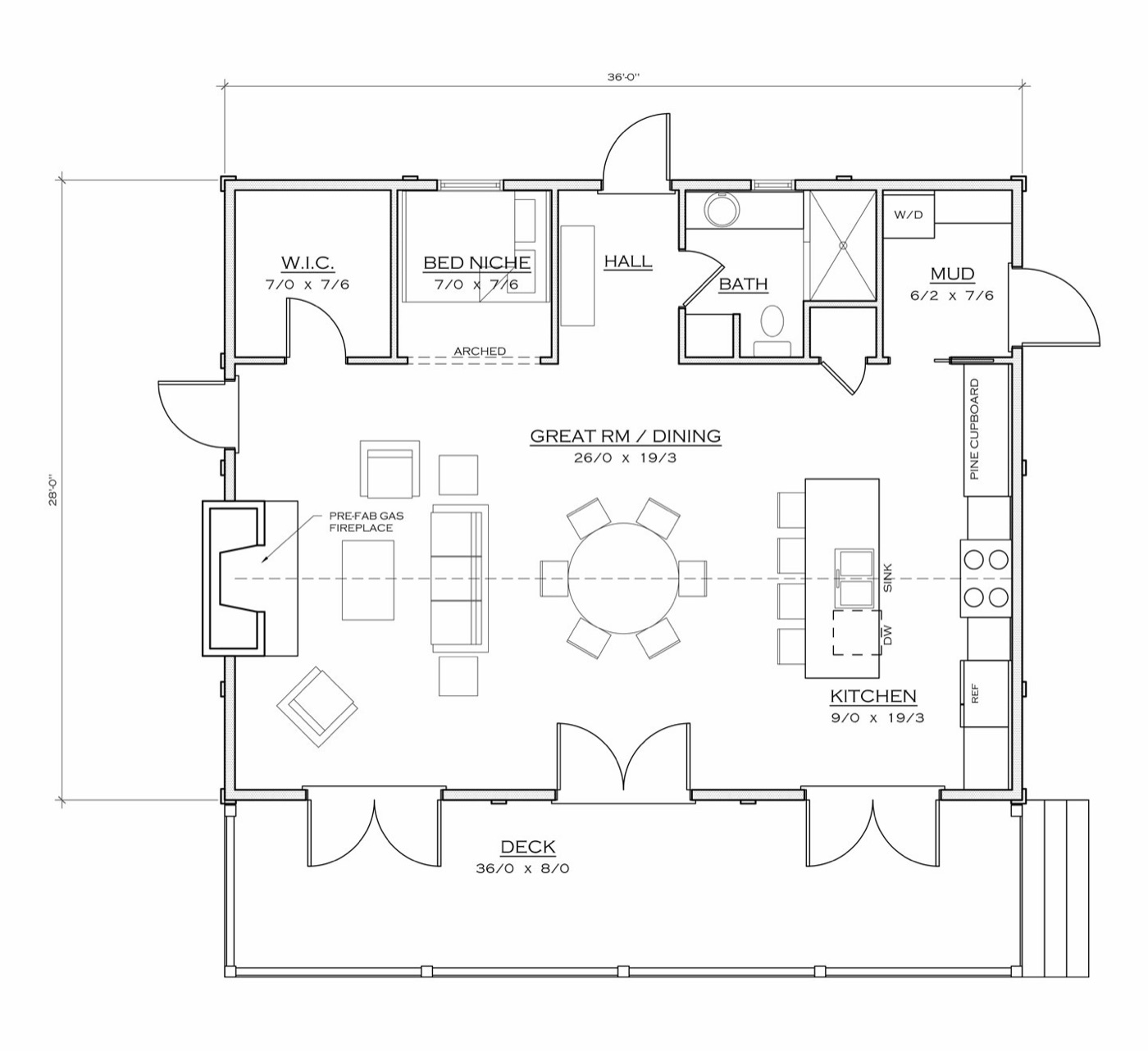 Mackaye Shelter Main Level