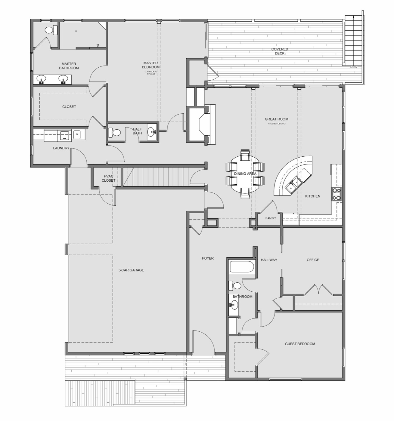 Mid-Century Modern Home Main Level